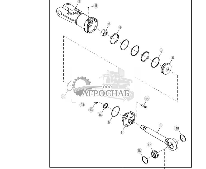 Компоненты цилиндра наклона, шаг мощности - ST807797 310.jpg
